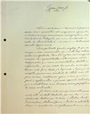 Carta de Sebastião Estácio da Veiga dirigida a António Augusto Teixeira de Vasconcelos, Presidente da Classe de Letras, requerendo o envio do manuscirto da sua obra "Orquídeas de Portugal" ao Presidente da Classe de Ciências, António Augusto de Aguiar