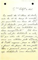 Carta de António Xavier Pereira Coutinho solicitando brevidade na distribuição de obra para formulação de parecer