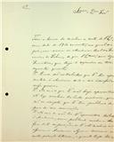 Carta de António Maria Barbosa dirigida a José Maria Latino Coelho, Secretário, respondendo aos quesitos acerca da sua produção científica enquanto sócio