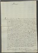 Carta do diácono Domenico de Jorio, Procida, pedindo a D. João Carlos de Bragança, 2.º Duque de Lafões, mediação junto de Wenzel Anton, Príncipe Kaunitz-Rietberg