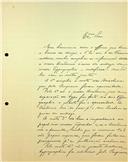 Carta de Alberto Artur Alexandre Girard dirigida a José Joaquim da Silva Amado, Presidente, descrevendo o conteúdo de notas entregues com informações sobre o processo de transição da Tipografia para a Imprensa Nacional