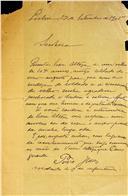 Carta de Pedro de Jesus, antigo soldado de Infantaria n.º 19 e convencionado de Évora Monte, agradecendo a oferta concedida pela infanta, filha de D. Miguel 