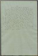 Carta dando conta de sintomas de vista cansada, esperando que venham notícias de resposta de Sebastião José de Carvalho e Melo, 1.º Marquês de Pombal e 1.º Conde de Oeiras, quanto à contenda dos bens da Casa