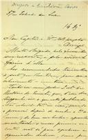Carta de Henrique de Paiva Couceiro dirigida a Cristóvão Aires contendo vários assuntos