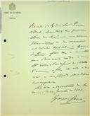 Carta de Joaquim Eleutério Gaspar Gomes acusando a receção de uma memória da autoria de João de Melo Viana intitulada "Oftalmia simpática"