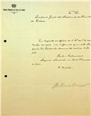Carta de António Baião dirigida a Cristóvão Aires, Secretário, confirmando a existência de documentos relativos ao Japão no Arquivo Nacional da Torre do Tombo