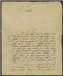 Carta de António da Costa, abade, dando conta da receção que lhe teria feito D. Vicente de Sousa [Coutinho] em Paris