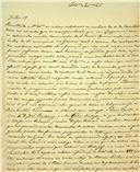 Carta de Alexandre Herculano descrevendo os trabalhos no Governo Civil, na Universidade e no arquivo da Câmara de Coimbra para o exame dos cartórios dos mosteiros extintos no âmbito dos "Monumentos Históricos"