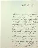 Carta de Bernardino António Gomes dando parecer positivo sobre eleição a sócio de Guilherme José António Dias Teixeira Pegado 