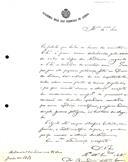 Carta de Bernardino António Gomes remetendo aos sócios folhetos da notícia a respeito da sua expedição científica a Angola