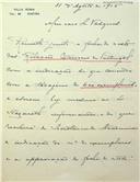 Carta de Carlos Roma du Bocage dirigida a Francisco Vasques, funcionário da Secretaria, informando remeter folha de rosto da sua obra "Subsídios para o estudo das relações exteriores de Portugal...", indicando tiragem de exemplares 