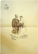 Representação de D. Miguel Januário de Bragança e D. Maria Teresa de Loewenstein no seu casamento