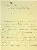 Carta de David Lopes justificando a sua ausência em sessão da Classe de Letras e submetendo um manuscrito para publicação intitulado "História de Arzila durante o domínio português 1508-1535"