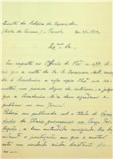 Carta de António Xavier Pereira Coutinho dando parecer positivo sobre trabalho de R. Swainson-Hall, propondo a sua publicação