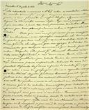 Carta de Alexandre Herculano descrevendo o resultado dos trabalhos da sua viagem a Barquinha e ao cartório da Sé de Coimbra no âmbito dos "Monumentos Históricos"