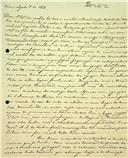 Carta de Alexandre Herculano descrevendo os trabalhos da sua viagem pelos cartórios de Viseu no âmbito dos "Monumentos Históricos"