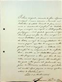 Carta de Inocêncio Francisco da Silva requerendo admissão à biblioteca do extinto Convento de Jesus fora do horário de abertura regulamentado