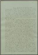 Carta relatando o batizado de D. José, Príncipe da Beira, primogénito de D. Maria, e outros assuntos acerca da administração das propriedades na Quinta da Torre Bela