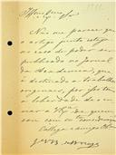 Carta de José Vicente Barbosa du Bocage informando o envio de artigo que considera não poder ser publicado no Jornal de Ciências Matemáticas, Físicas e Naturais