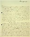 Carta de Alexandre Herculano descrevendo os trabalhos da sua viagem pela Guarda no âmbito dos "Monumentos Históricos"