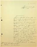 Carta de Augusto Pereira Soromenho dirigida ao Presidente da Classe de Letras comunicando a entrega da conta de livros adquiridos para os trabalhos da Comissão dos Monumentos Históricos