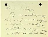 Carta de Cristóvão Aires solicitando o envio do número Diário de Notícias contendo uma ata da sessão da Classe de Letras