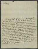 Carta de Cesare Beccaria Bonesana, Milão, dando conhecimento de trabalho publicado "Ricerche intorno alla natura dello stile"