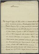 Carta de Antonio Zucchi, Milão, comunicando chegada de um baú, colocando-se ao serviço de D. João Carlos de Bragança, 2.º Duque de Lafões