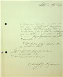 Carta de António Joaquim de Figueiredo e Silva, dirigida a Joaquim José da Costa de Macedo, Secretário da Academia, justificando a impossibilidade de comparecer a sessão do Conselho Administrativo por motivos de saúde