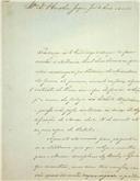 Carta de Francisco António Pereira da Costa dirigida a Joaquim José da Costa Macedo, Secretário, propondo enviar para o Museu da Academia os materiais geológicos recolhidos no âmbito da sua visita aos distritos com o fim de formar coleções para o ensino da Geologia na Escola Politécnica