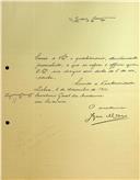 Carta de Jaime Constantino de Freitas Moniz dirigida a Adriano Augusto de Pina Vidal, Secretário, remetendo questionário