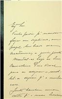 Carta de Alberto Artur Alexandre Girard com instruções para o envio de correspondência