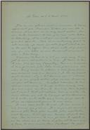 Carta de Louis de Berton des Balbes de Quiers, 1.º Duque de Mahón e 2.º Duque de Crillon, agradecendo a remessa de notícias e convidando D. João Carlos de Bragança, 2.º Duque de Lafões, a visitá-lo em Paris