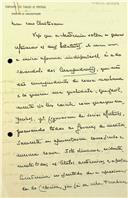 Carta de Eduardo Burnay dirigida a Cristóvão Aires de Magalhães Sepúlveda, Secretário, sobre a necessidade de alterar as condições de acesso à categoria de sócio correspondente, no âmbito da reforma estatutária