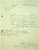 Carta de Eduardo Augusto Mota, para o Presidente da Classe de Ciências Matemáticas, Físicas e Naturais, sobre o ácido fénico nas febres intermitentes