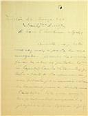 Carta de Fidelino de Sousa Figueiredo dirigida a Cristóvão Aires, Secretário, solicitando um convite para a sessão solene de homenagem a António Cândido