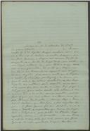 Carta informando da chegada a Lisboa do conde Karl von Zinzendorf, amigo pessoal de D. João Carlos de Bragança, 2.º Duque de Lafões, de quem trazia novidades, e das diligências que haveria de se fazer à sua hospedagem no Palácio do Grilo