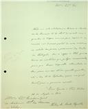 Carta de Felix de Brito Capelo, para o Secretário, solicitando a quantia relativamente ao estudo dos peixes e pescarias das Costas de Portugal para a realização da primeira excursão 