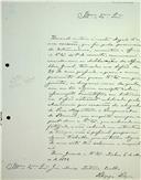 Carta de Filipe Folque dirigida a José Maria Latino Coelho, Secretário, agradecendo o convite para discursar na sessão extraordinária por ocasião da chegada de D. Pedro I, Imperador do Brasil, informando, no entanto, que não reúne condições de saúde e tempo para satisfazer a proposta 