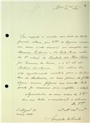 Carta de Ernesto do Canto informando do envio de obras