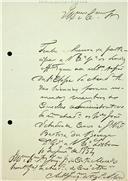 Carta de António Joaquim de Figueiredo e Silva, dirigida a Joaquim José da Costa de Macedo, Secretário da Academia, informando João Andrade Corvo e José Vicente Barbosa du Bocage foram eleitos pela primeira classe para membros do Conselho Administrativo