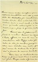 Carta de Alexandre Herculano alertando para envio de ofício e descrevendo brevemente os seus trabalhos no Governo Civil de Coimbra no âmbito dos "Monumentos Históricos"