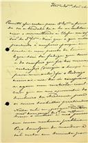 Carta de Alexandre Herculano remetendo declarações para sessão da Classe de Letras acerca de resolução de contenda interna 