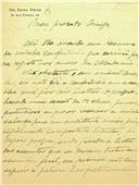 Carta de Caetano António Cláudio Júlio Raimundo da Gama Pinto remetendo resumo da sua comunicação e apresentando os motivos pelos quais não a apresentou na Assembleia Geral