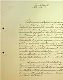 Carta de Sebastião Estácio da Veiga dirigida a António Augusto Teixeira de Vasconcelos, Presidente da Classe de Letras, interpelando-o para, junto do Ministério do Reino, requerer o envio das peças e espécimes recolhidos nas explorações arqueológicas empreendidas no distrito de Faro e no concelho de Mértola para o Museu Arqueológico