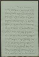 Carta comunicando dificuldades na satisfação das despesas, angustiada pela ausência de respostas de Sebastião José de Carvalho e Melo, 1.º Marquês de Pombal e 1.º Conde de Oeiras