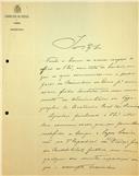 Carta de Alberto Artur Alexandre Girard informando Adriano Augusto de Pina Vidal, Secretário, dos descontos efetuados sobre o seu vencimento de Administrador da Tipografia